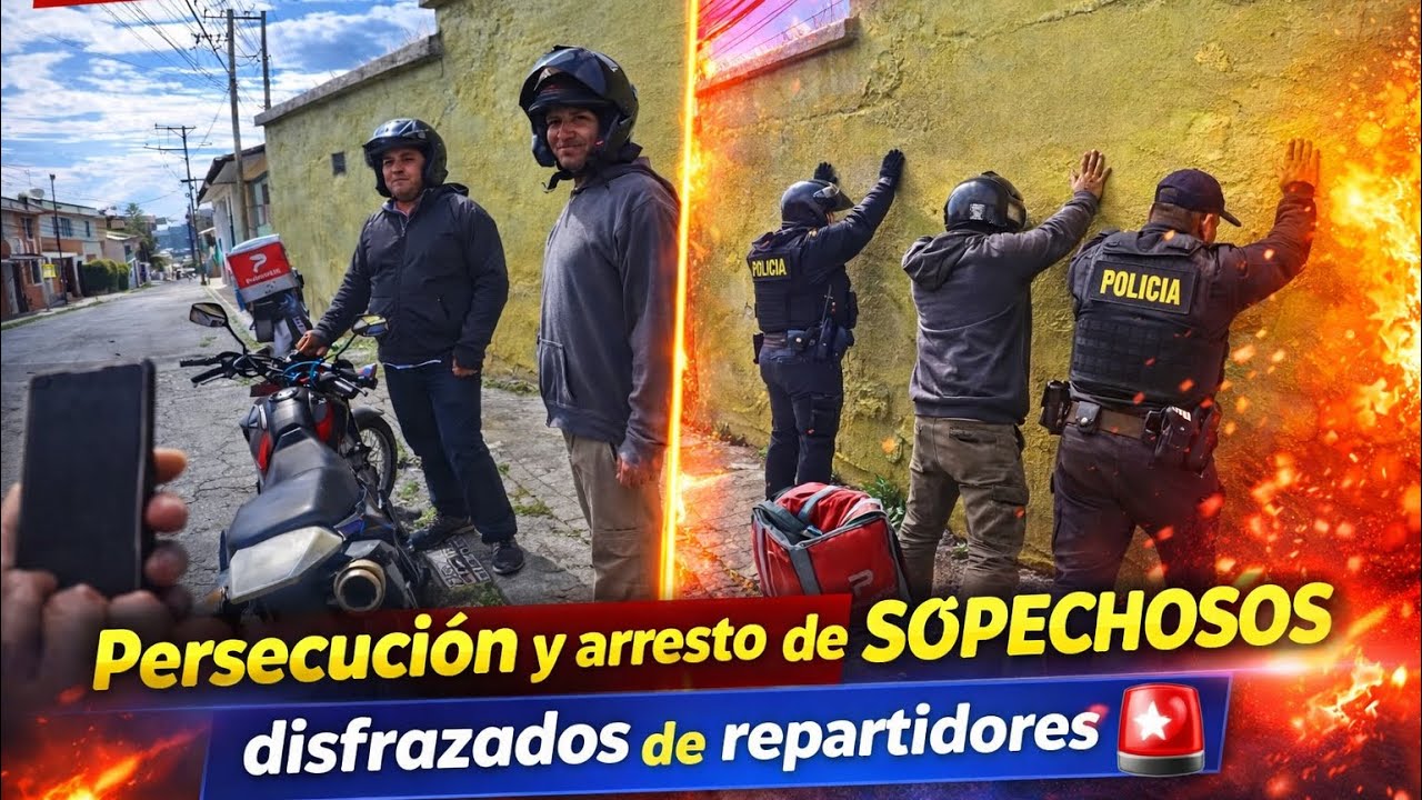 QUITO DETUVIMOS A SOSPECH0SOS VESTIDOS DE REPARTIDOR DE COMIDA | #quito #guayaquil #ambato #reels 
