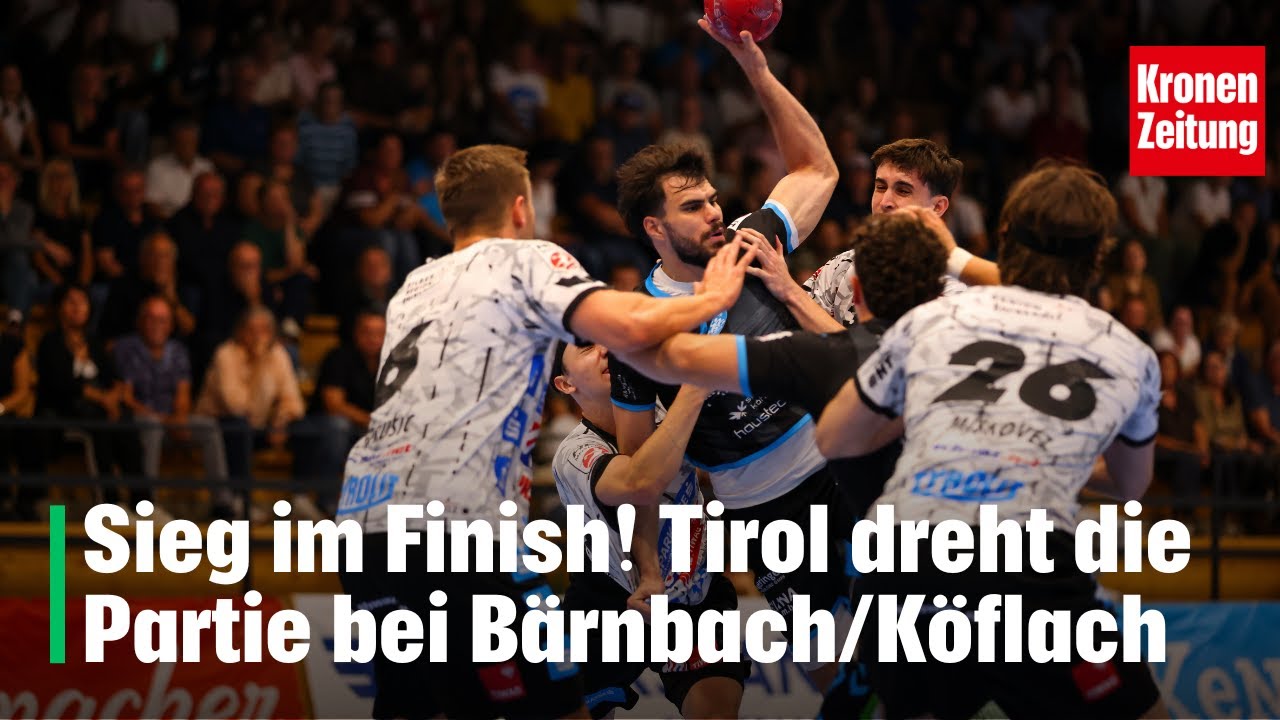 HLA Meisterliga: Handball Tirol siegt schmeichelhaft in Bärnbach | krone SPORT