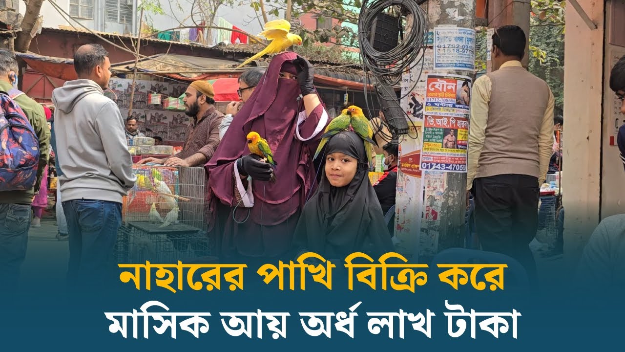 পাখি বিক্রি করে মাসিক আয় অর্ধ লাখ টাকা | Pet Bird | Bird | Pakhir Mela | Dhaka Post News