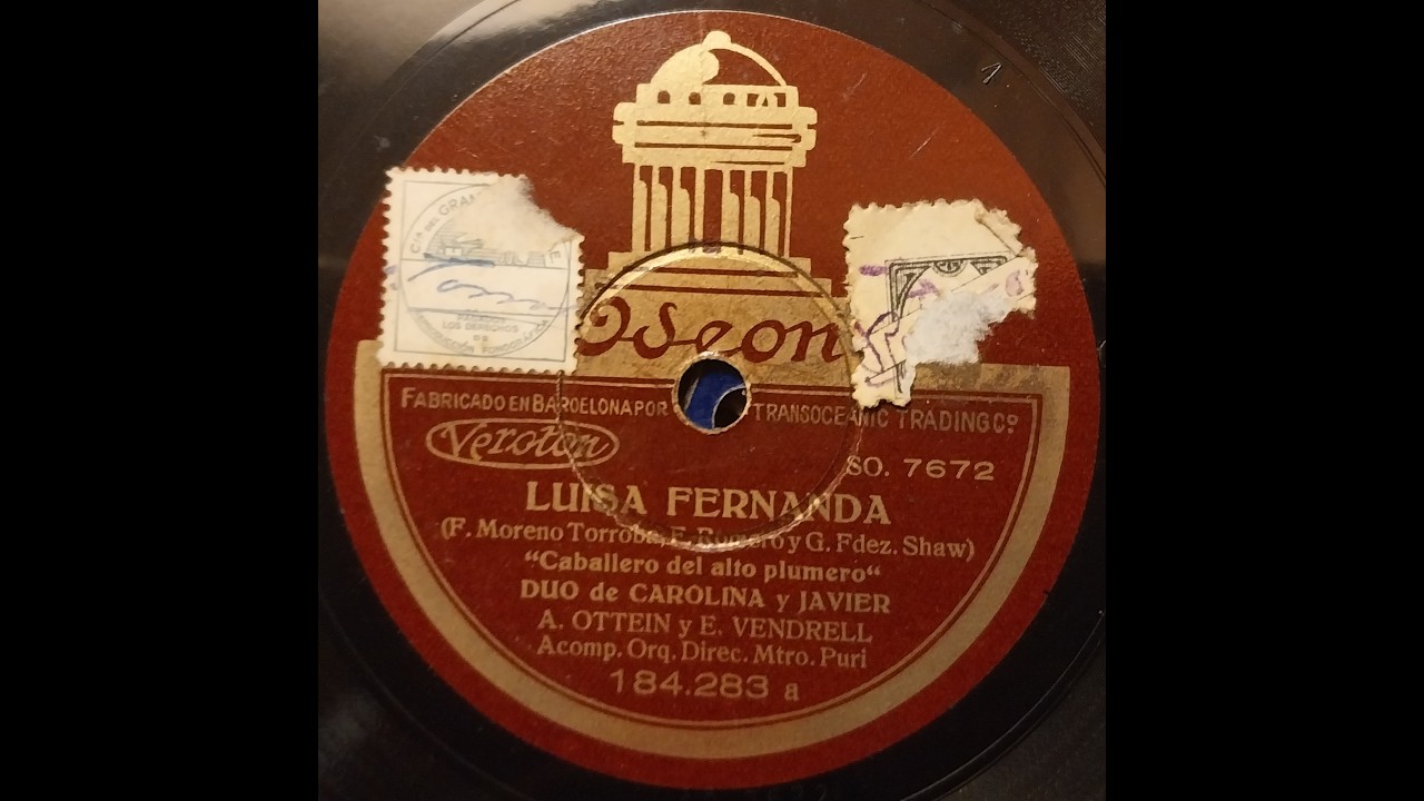 Luisa Fernanda - Caballero del alto plumero - DUO de CAROLINA y JAVIER, A. OTTEIN y E. VENDRELL