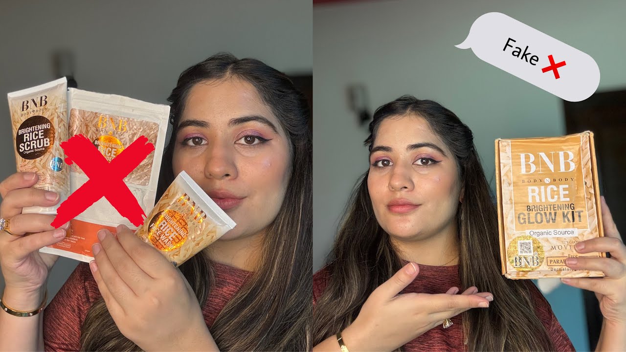 BNB Rice Brightening Glow Kit: How to Spot the Fake vs Original | Ultimate Skincare Guide