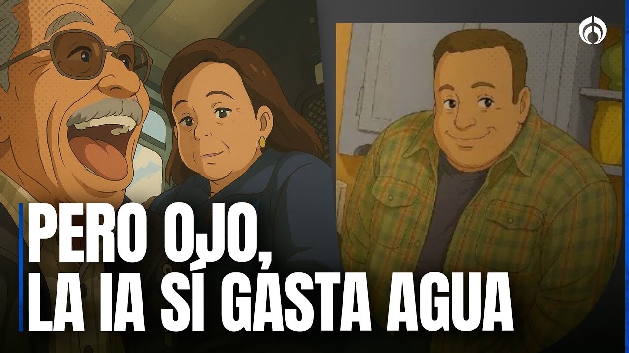 ¡FAKE! Una imagen tipo Ghibli gasta litros y litros de agua