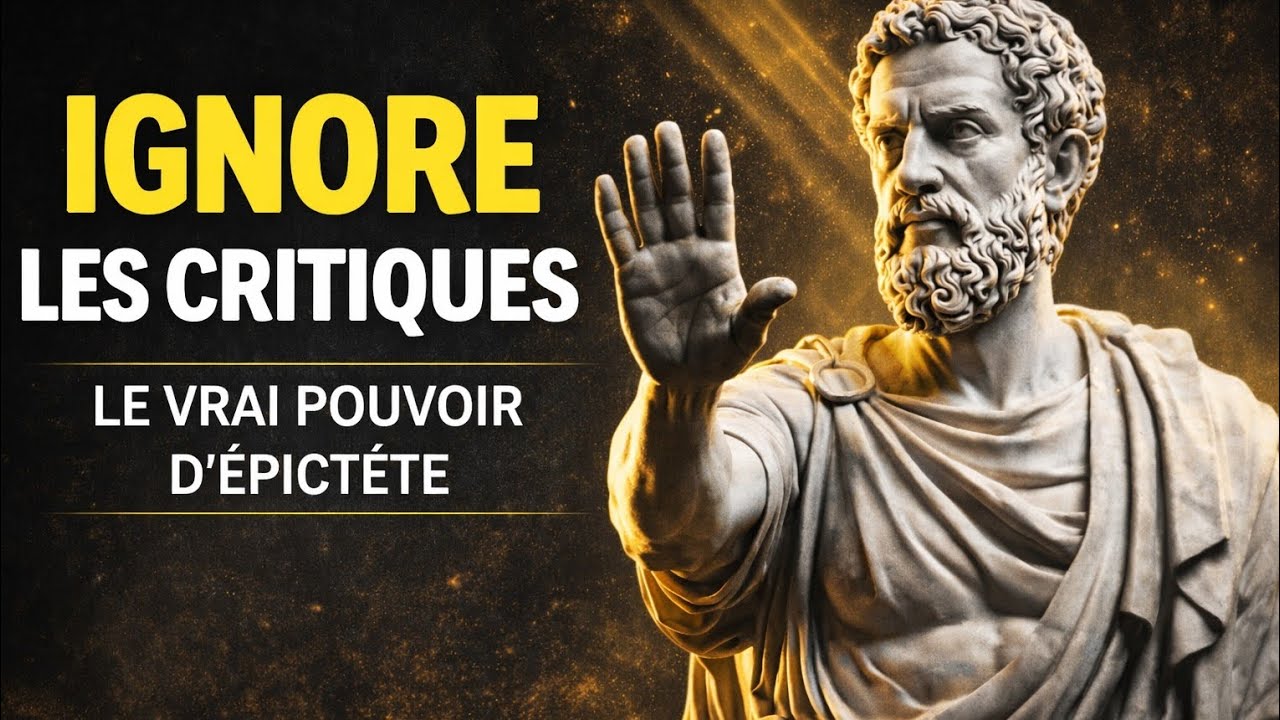 IGNORE LES CRITIQUES EN 2026 — Le Vrai Pouvoir d’Épictète (Stoïcisme)