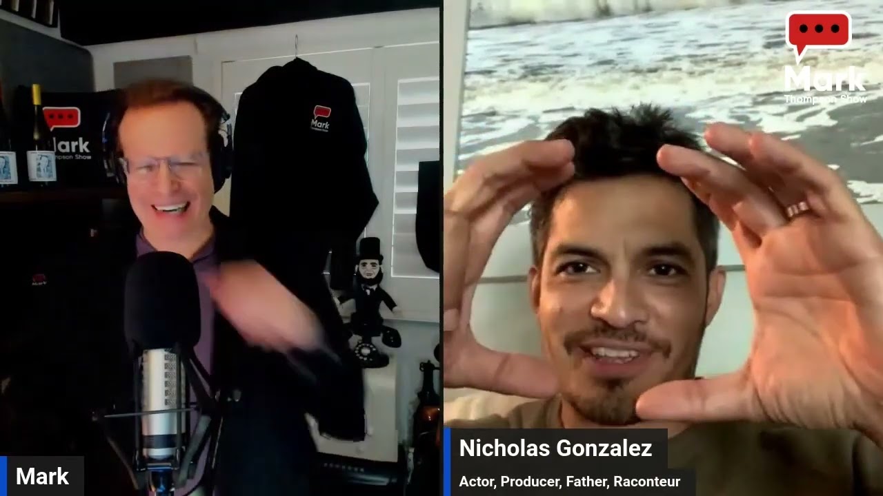 Actor Nicholas Gonzales talks WGA Strike on The Mark Thompson Show