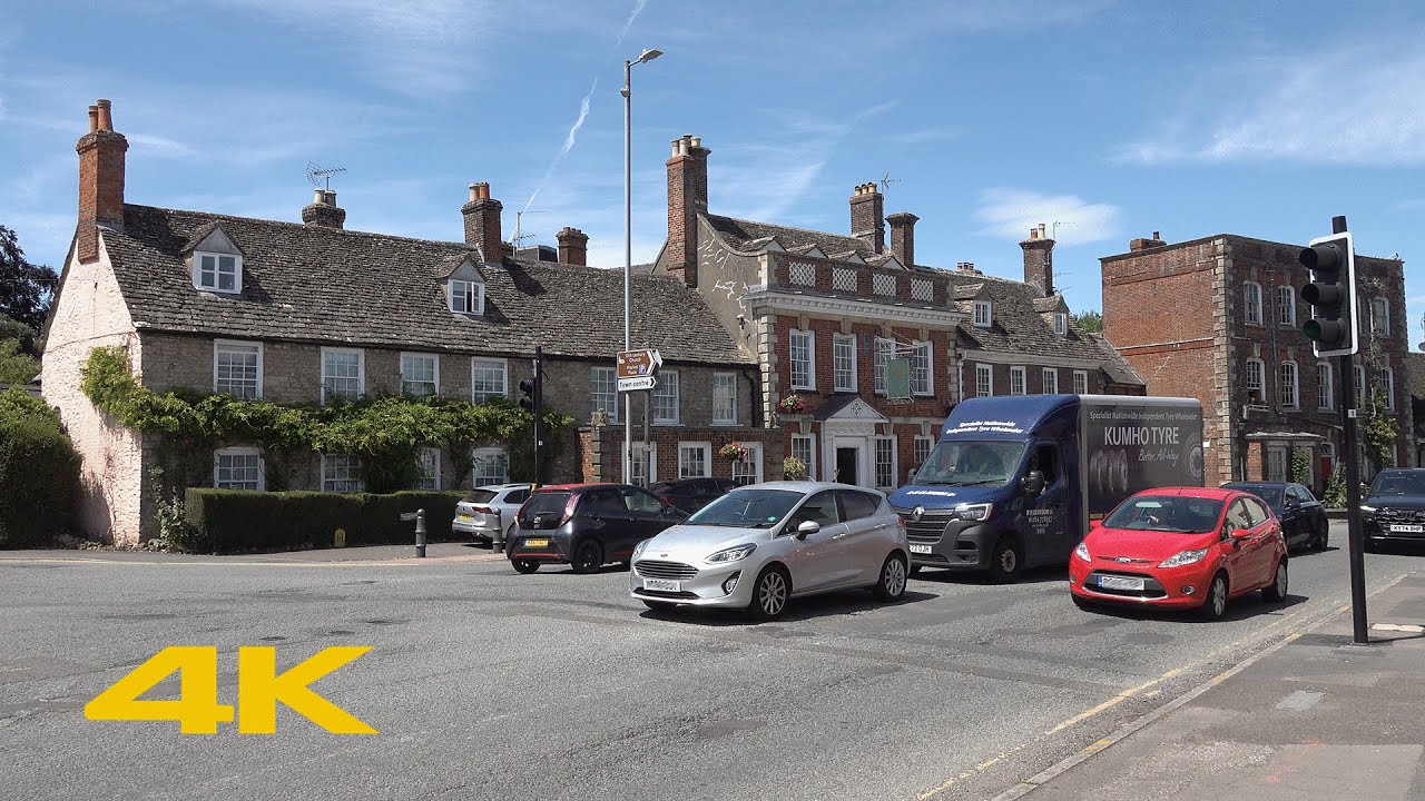 Highworth Walk: Town Centre【4K】