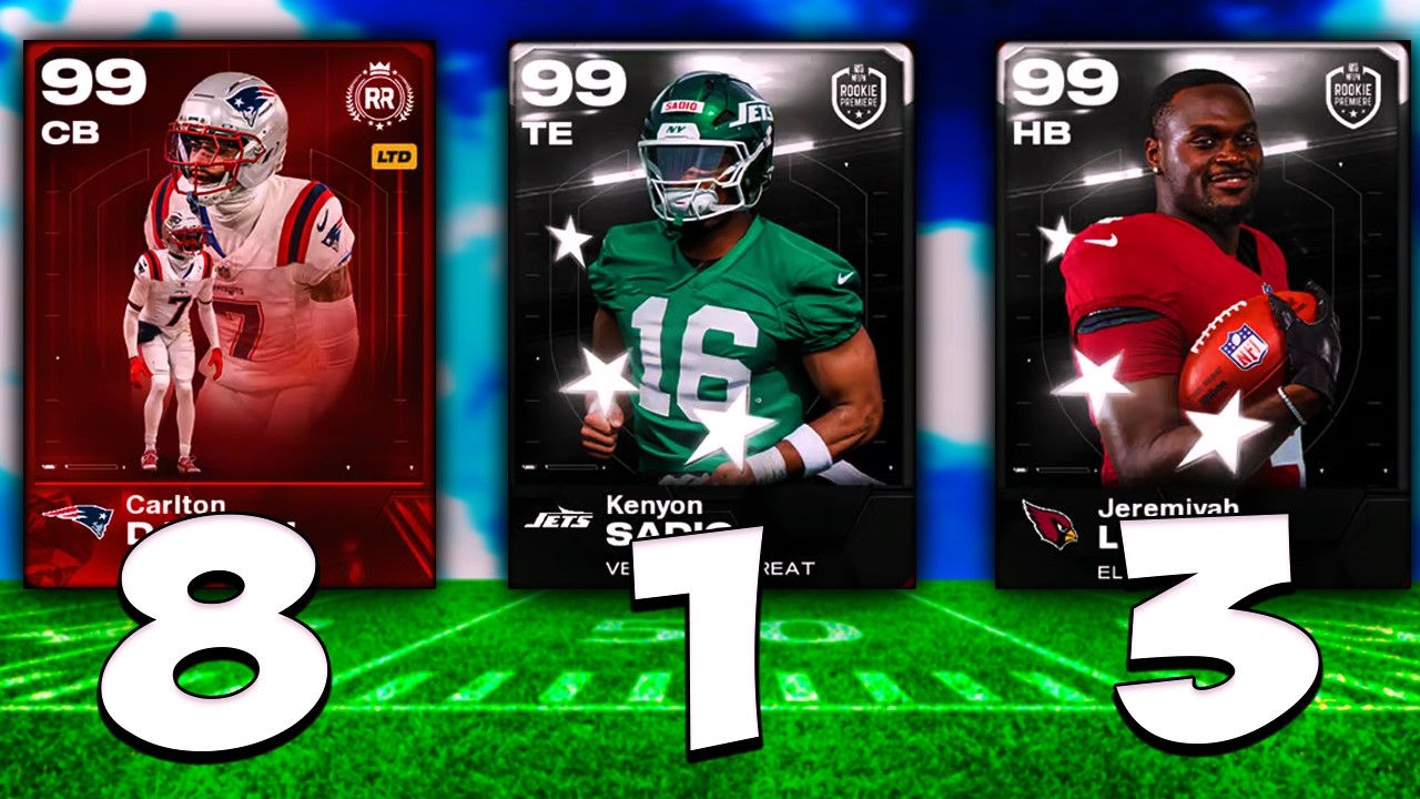 The BEST Rookie Premiere & Redzone Royale Cards You NEED on Your Team in Madden 26!