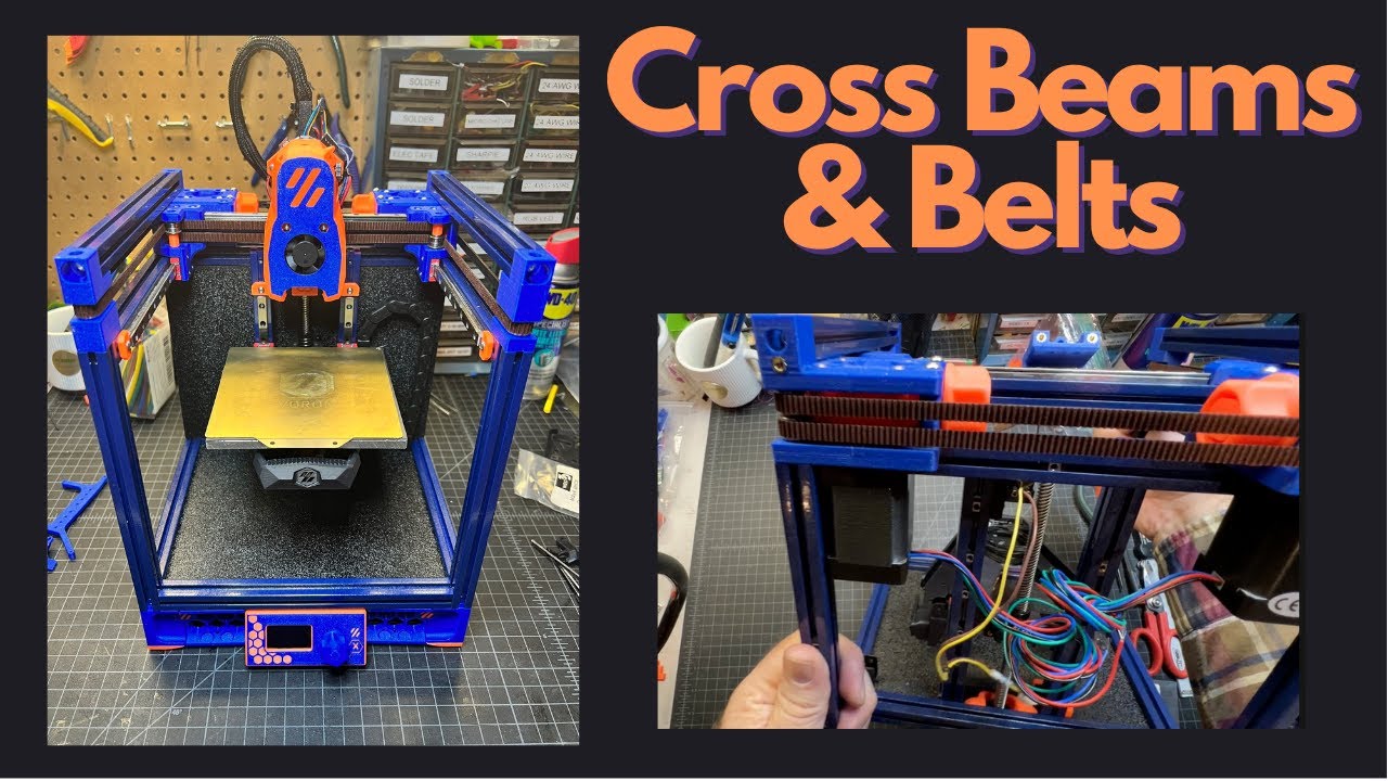 Part 9. Voron 0.2 Build - Cross Beams &  Belts, Belt Tensioning
