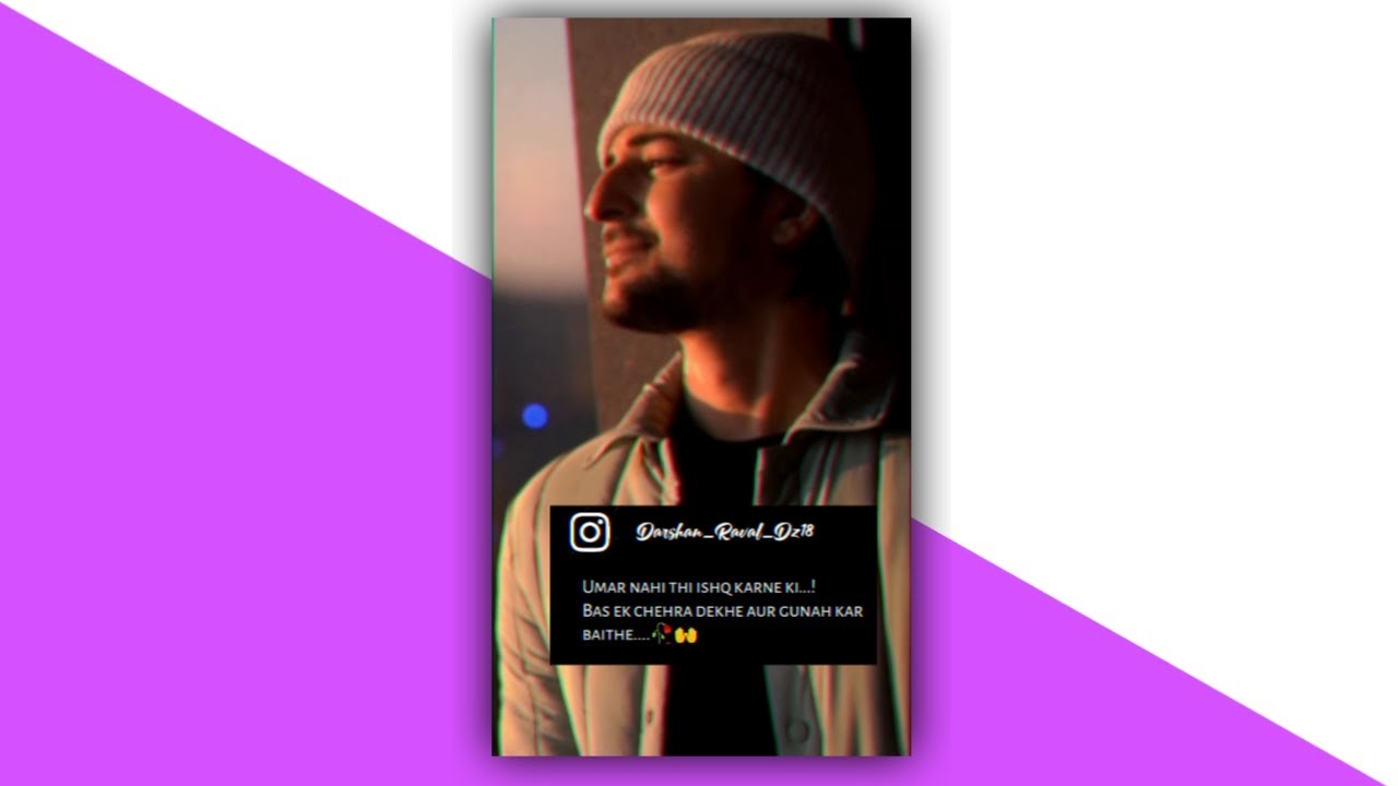 Darshan Raval New Full Screen Status Video || Love Status Video 🥀💯 #darshanraval #statusvideo #love