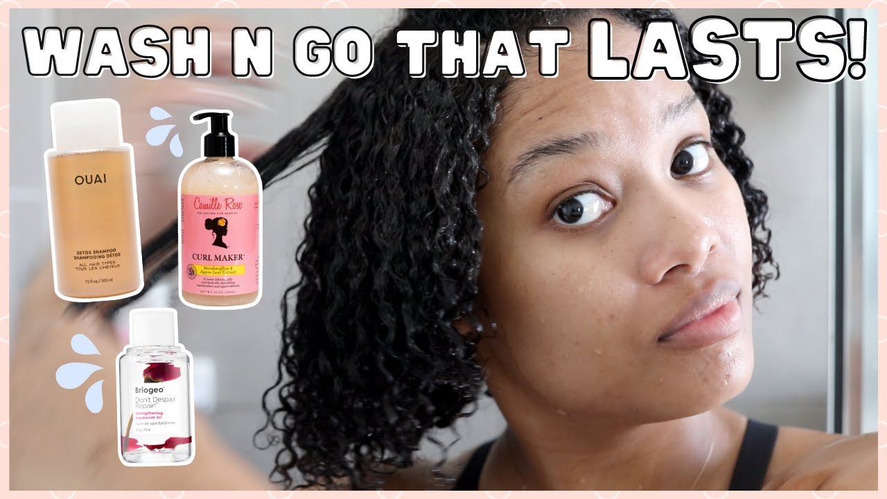 2022 wash day routine for spring + summer! | DETAILED wash and go