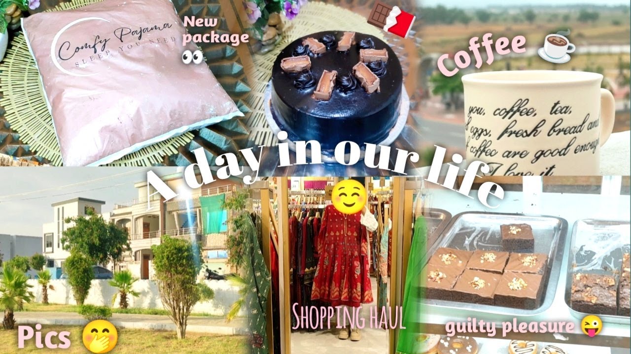Day in our life 🌸 | Comfy Pajama Review, Shopping, food n more