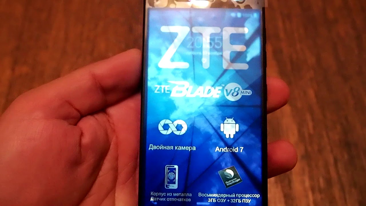 ОНЛАЙН ТРЕЙД.РУ — Смартфон ZTE Blade V8 Mini Black
