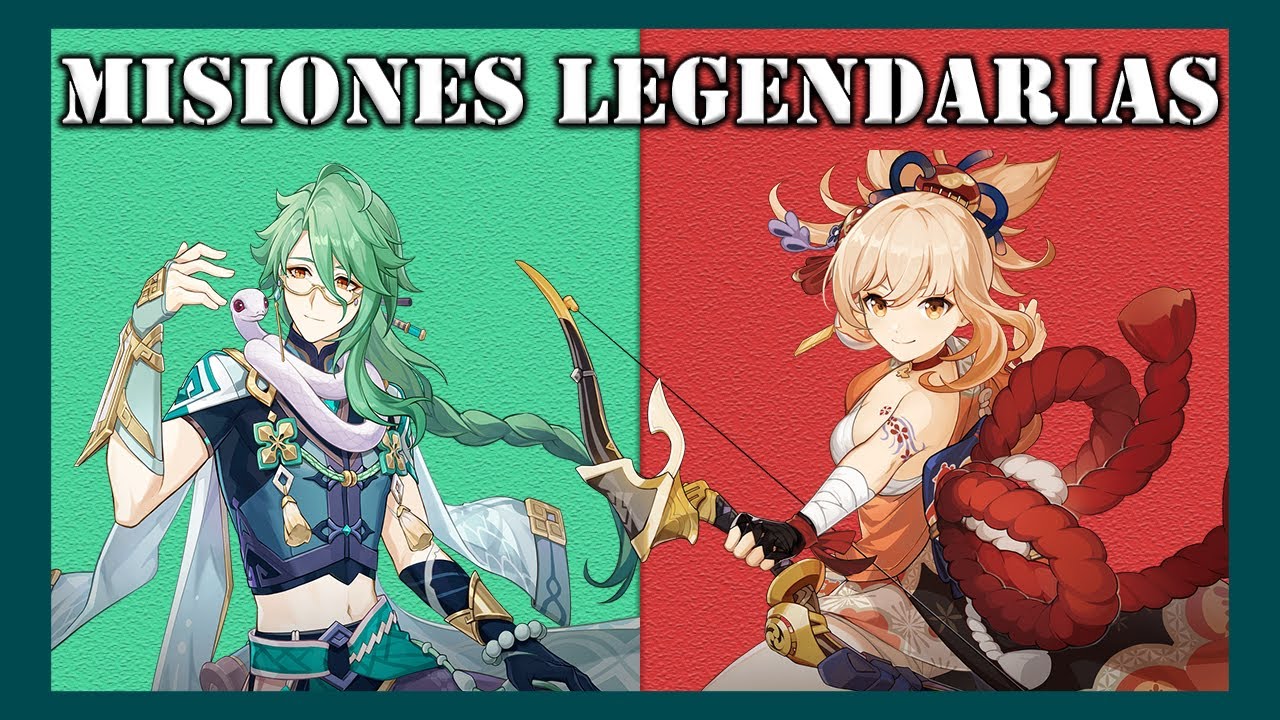 MISIONES LEGENDARIAS BAIZHU Y YOIMIYA /GENSHIN IMPACT