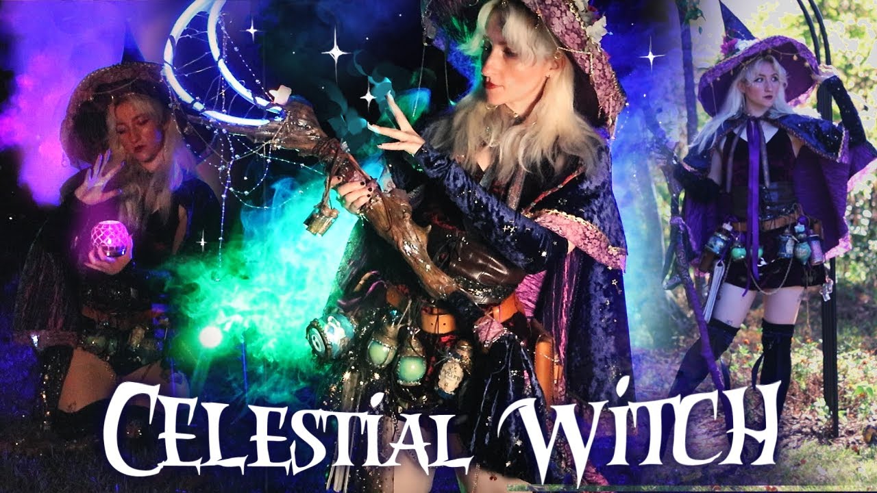 I made a CELESTIAL Witch costume 🌙🔮✨