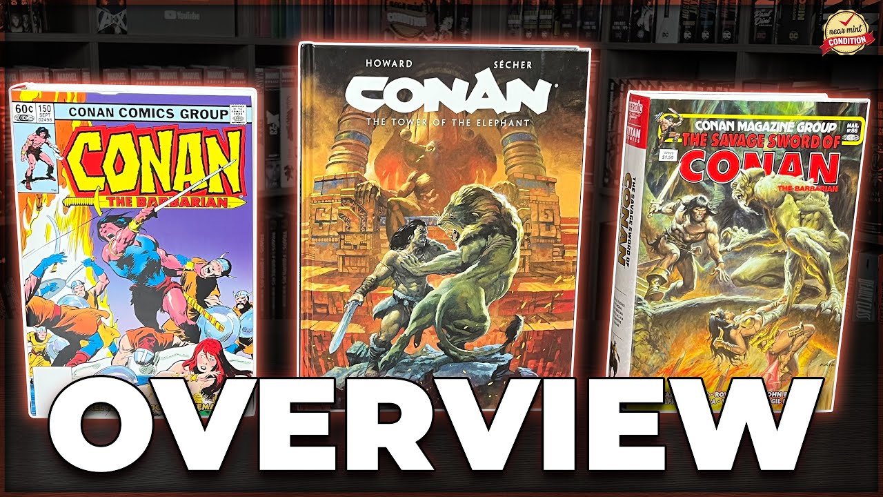 Conan The Barbarian Omnibus Vol. 6 & Savage Sword Of Conan Omnibus Vol. 6 & Tower of the Elephant!