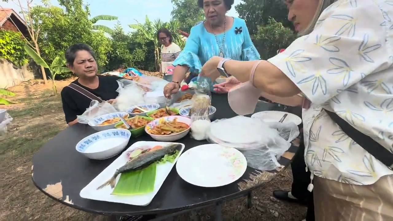บรรยากาศหน้างาน วัดบางเสร่คงคาราม #ไรอัลไมค์หมดหนี้ #ไรอัลกาจบัณฑิต 