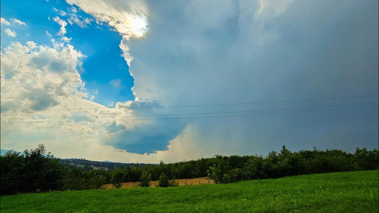 Marzenie Łowcy Burz - Superkomórka burzowa typu LP! Bielsko-Biała, 16.07.2024.