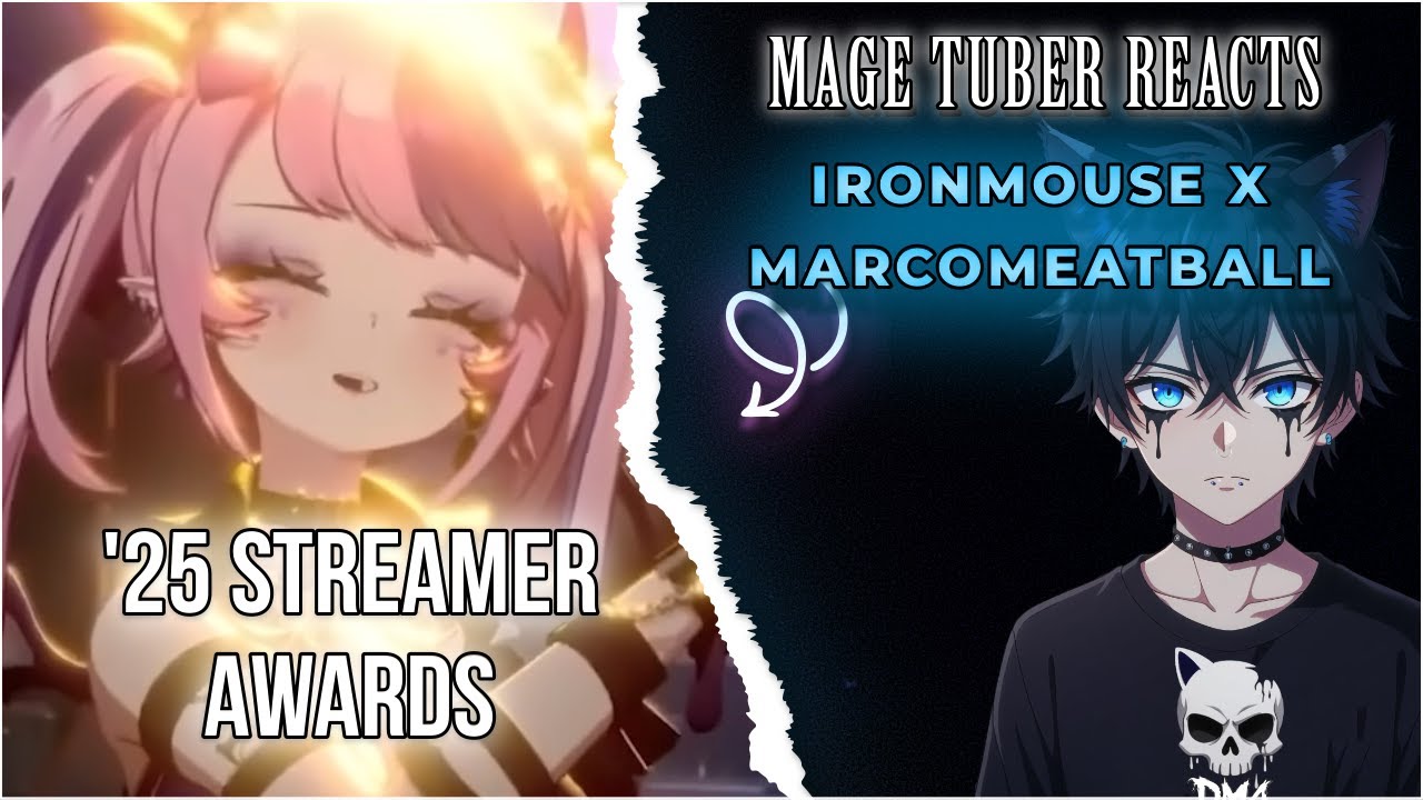 Ironmouse x MarcoMeatBall Were Amazing!! (Streamer Awards 2025!) | MageTuber Reacts