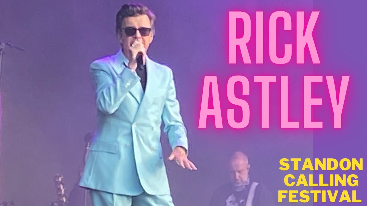Rick Astley at Standon Calling Festival