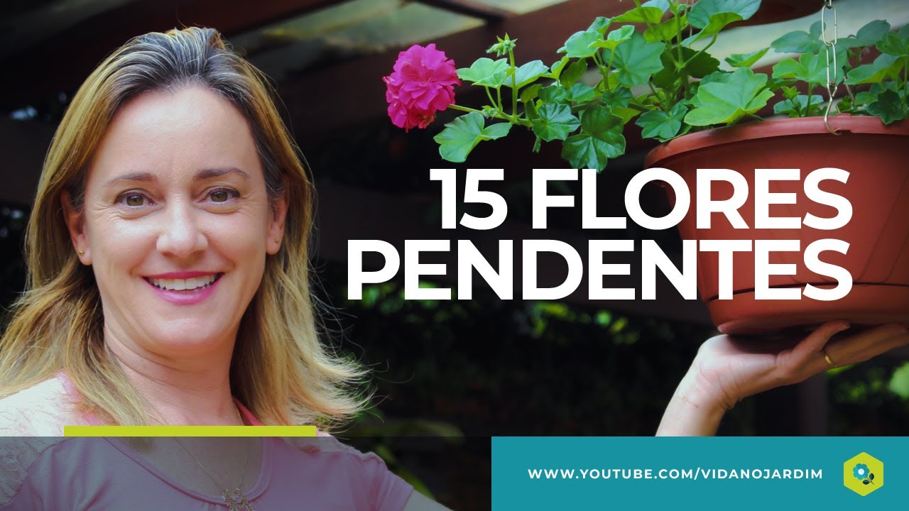 15 Lindas flores pendentes para ter em casa