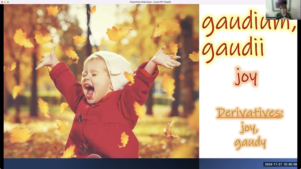 Beginning Latin/ Learning Roots Class 8 Ch 9 2nd Declension