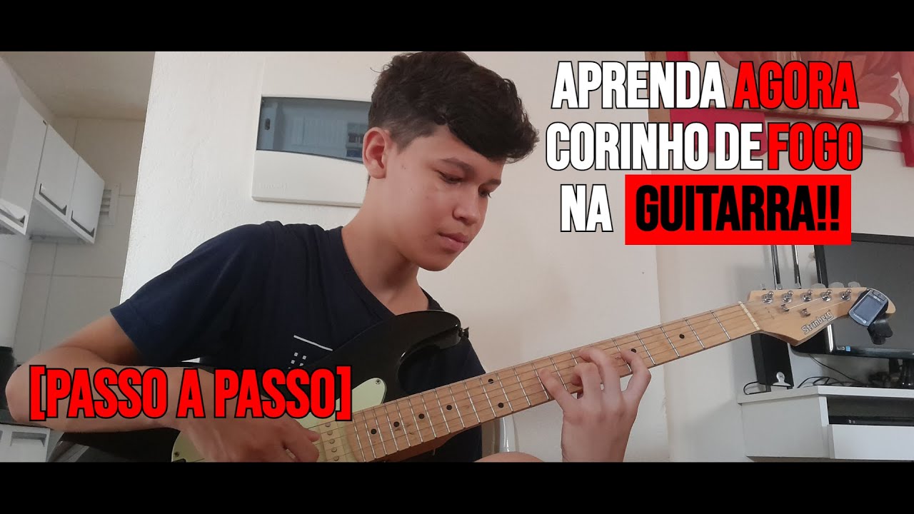 ✅️[Garantido]Aprenda a como tocar CORINHO de FOGO na Guitarra de um jeito SIMPLES e FÁCIL!!(Grátis)