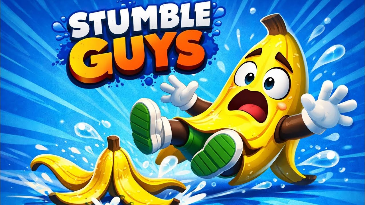 Jogando stumble guys 