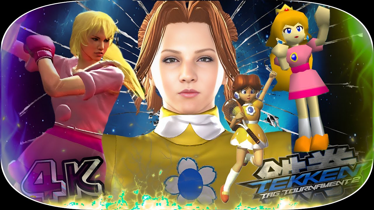 Angel ( Daisy ) & Jun ( Peach Mario Tennis 64 Look ) Ultra Hard UHD 4K 60 FPS 