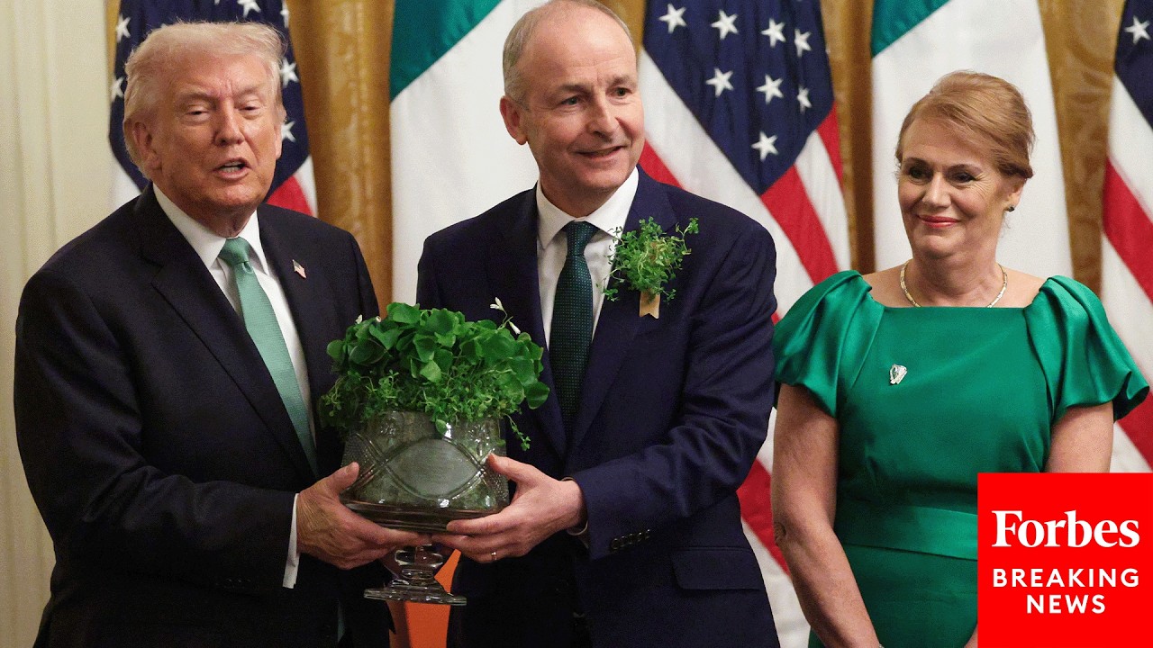Напоминаем: Президент Трамп и премьер-министр Ирландии приняли участие в ежегодной церемонии вруч...