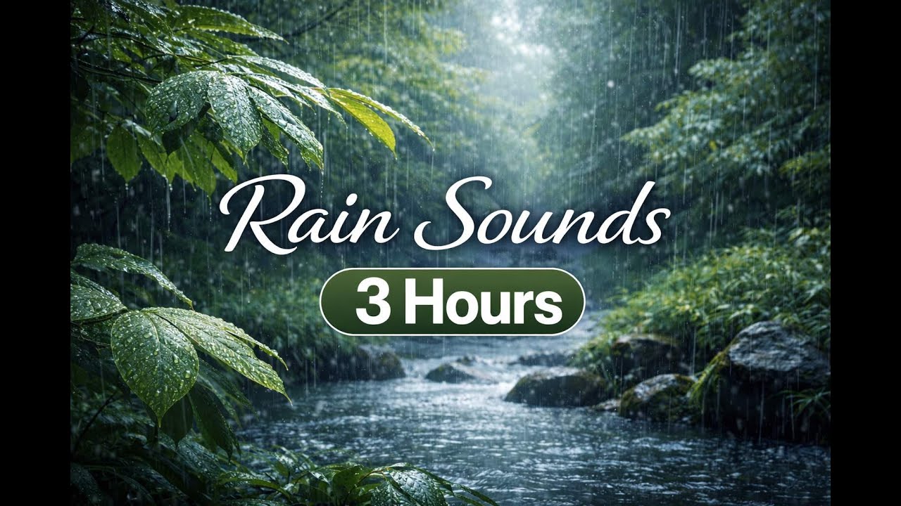 Rain Sounds 🌧️ Deep Relaxation Sleep 3 Hours | Sonidos de Lluvia Dormir Relajación