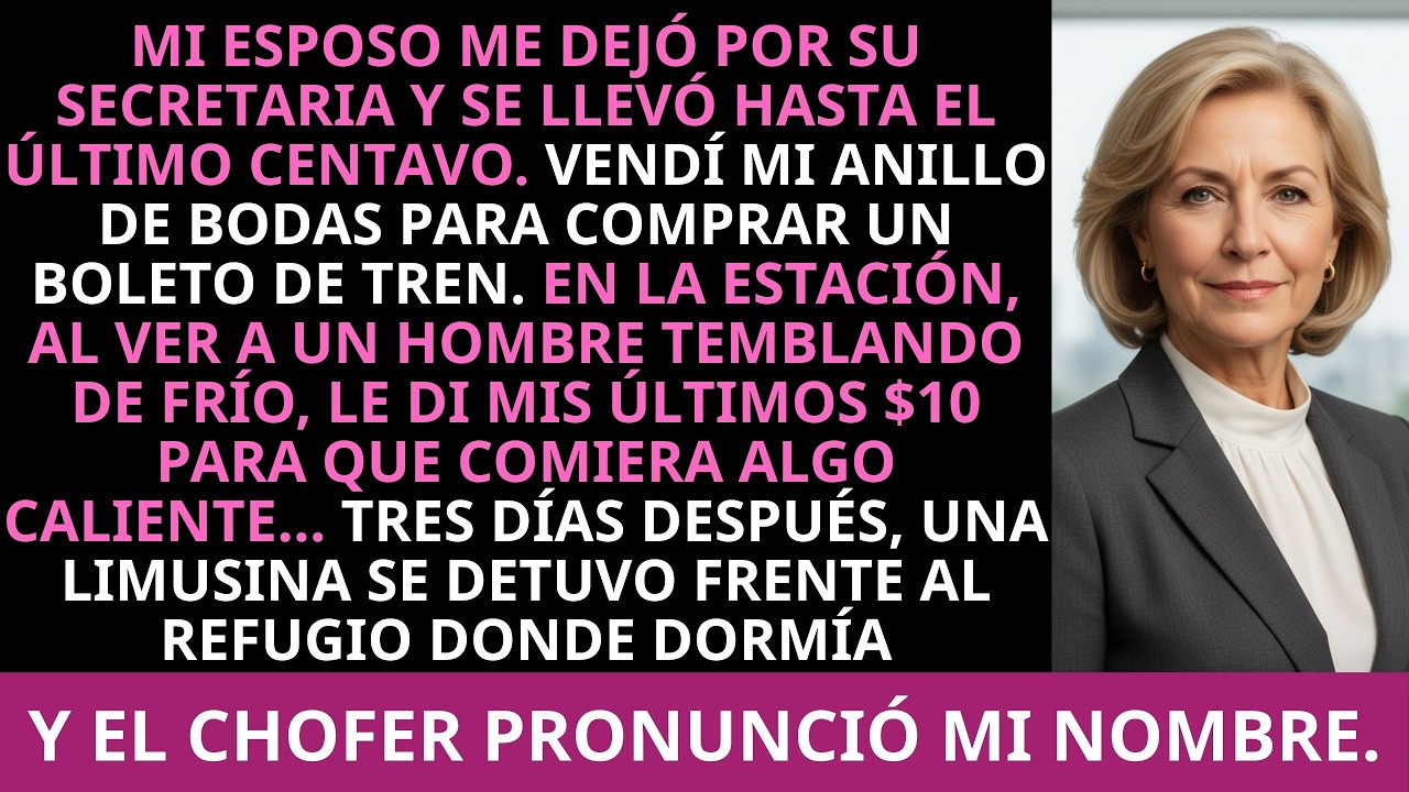 En la Tormenta de Nieve Le Di mis Últimos $10 a un Desconocido — Sin Saber que Era Millonario.