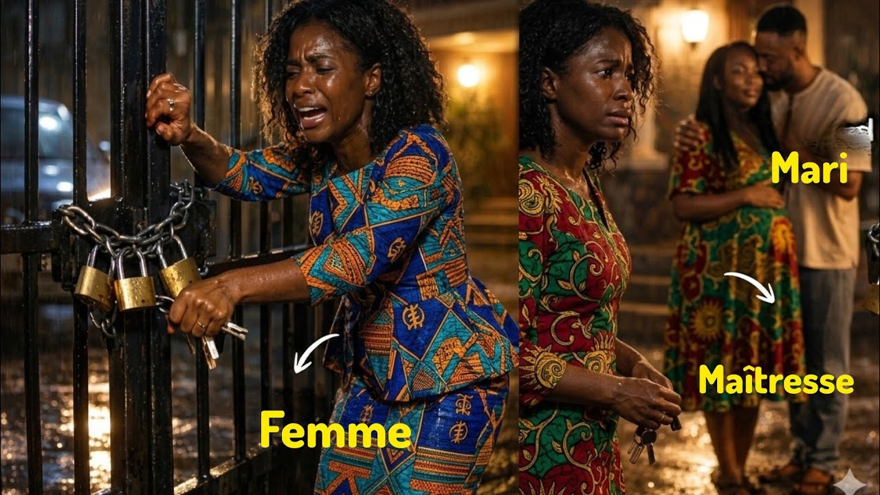 .Rentrée plus tôt du travail, elle trouve la porte fermée… la maîtresse de son mari l’a mise dehors.