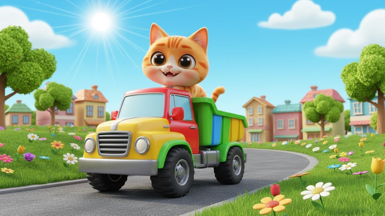 Big Wheels Little Wheels Truck | Fun Kids Song for Toddlers to Learn Vehicles and Sizes 🚚