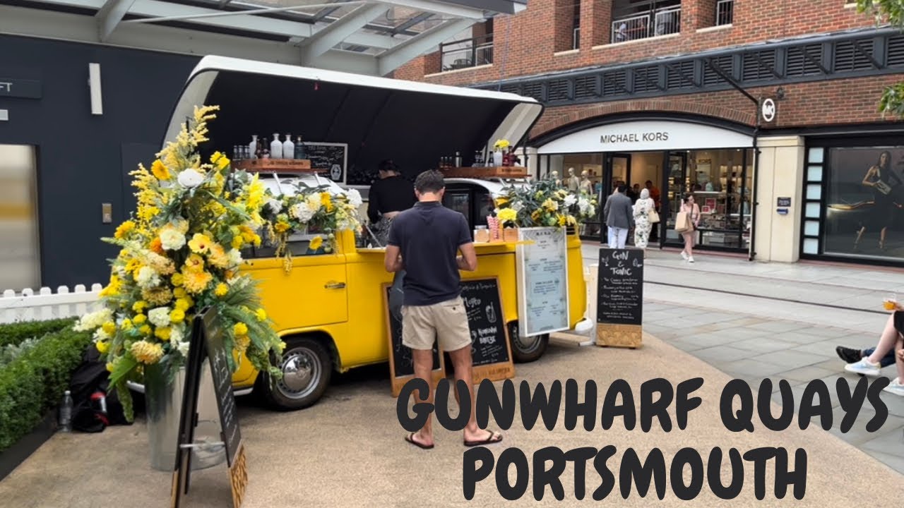 PORTSMOUTH - GUNWHARF QUAYS OUTLET VILLAGE - SHOP ‘TIL YOU DROP?