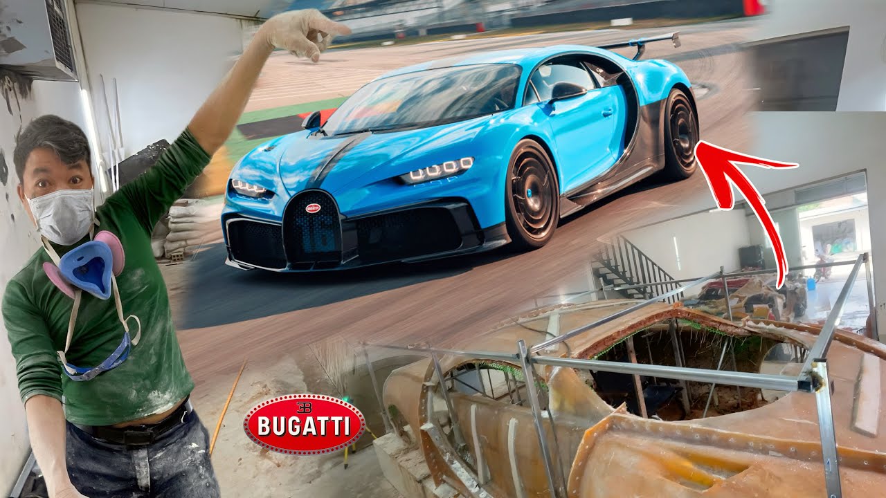 Nâng cấp hệ thống khung xương bên ngoài dự án siêu xe chiron ! 