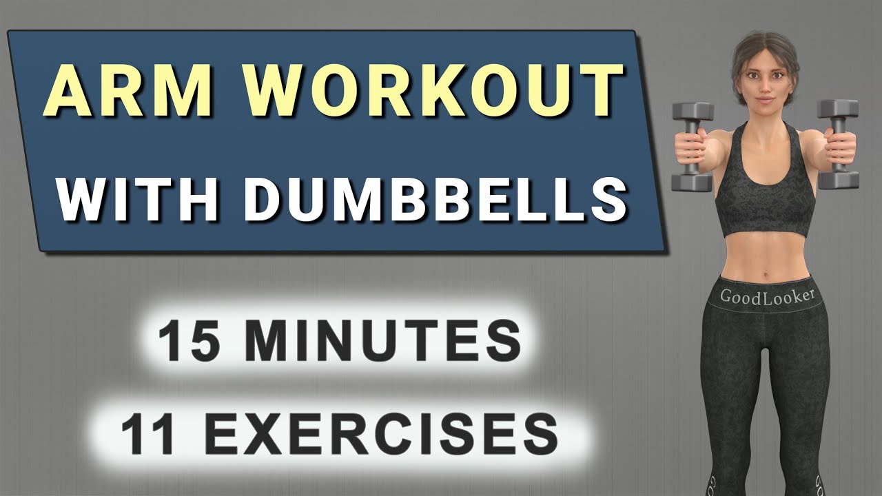 15 MIN ARMS & SHOULDERS with Dumbbells - All Standing💪 Tone & Sculpt Workout (10 exercises)