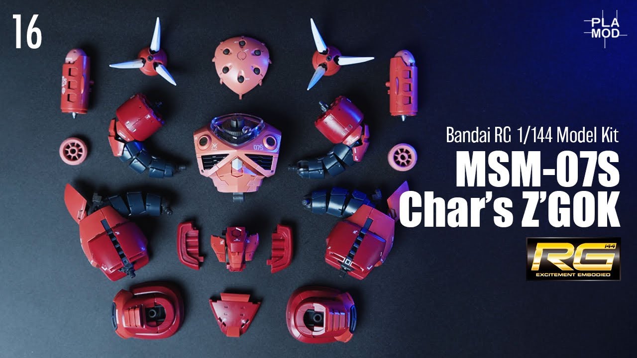 [FULL] MSM-07S Char&rsquo;s Z&rsquo;GOK | Bandai RG Model Kit  | Speed Build #シャア専用ズゴック #ガンプラ