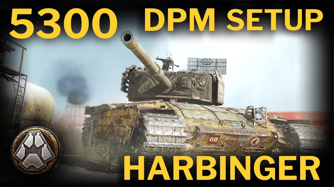 5000+ Dpm Setup - HARBINGER - Wot - STEEL HUNTER - Replays from fans #14 (Swarecrazy)
