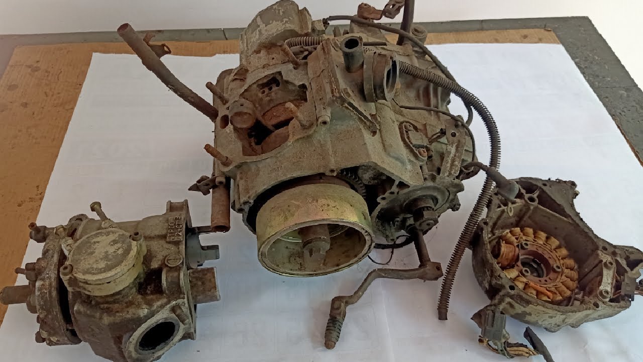 Yamaha DT Lanza 230cc Engine Restoration | Yamaha 2 Stroke 230cc Engine Full Restoration