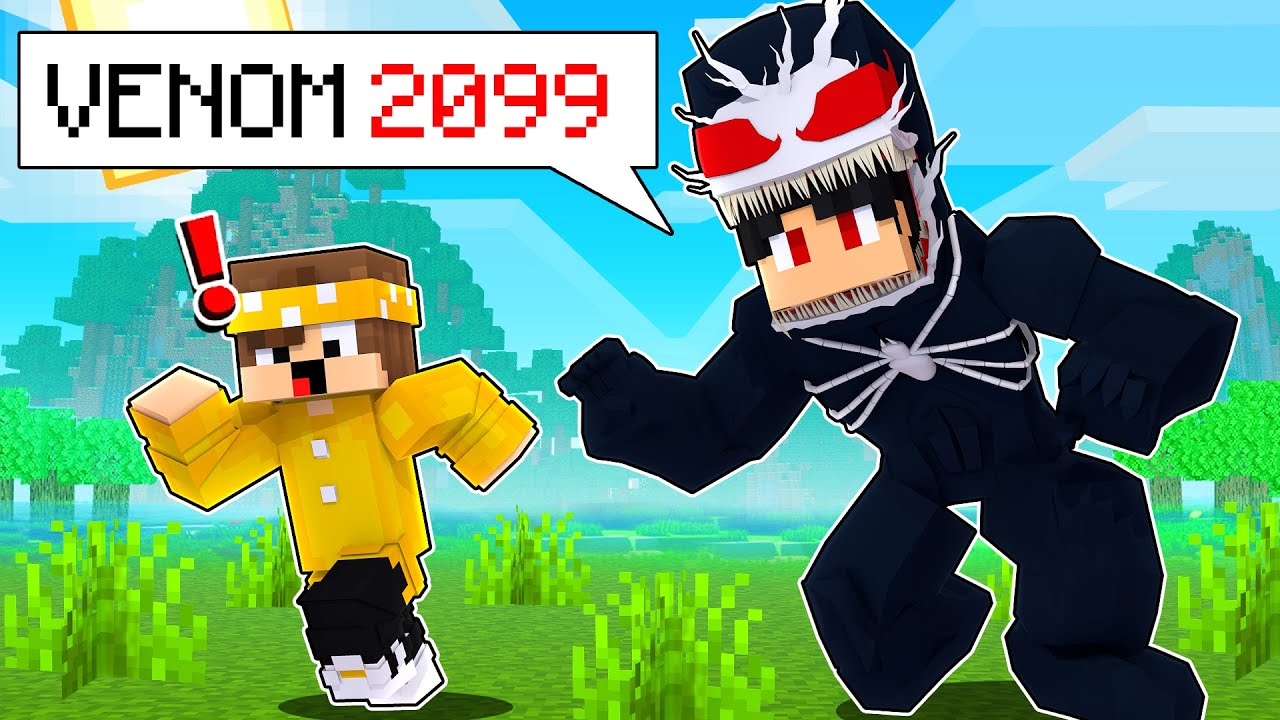 P3DRU foi infectado pelo VENOM DO FUTURO no Minecraft