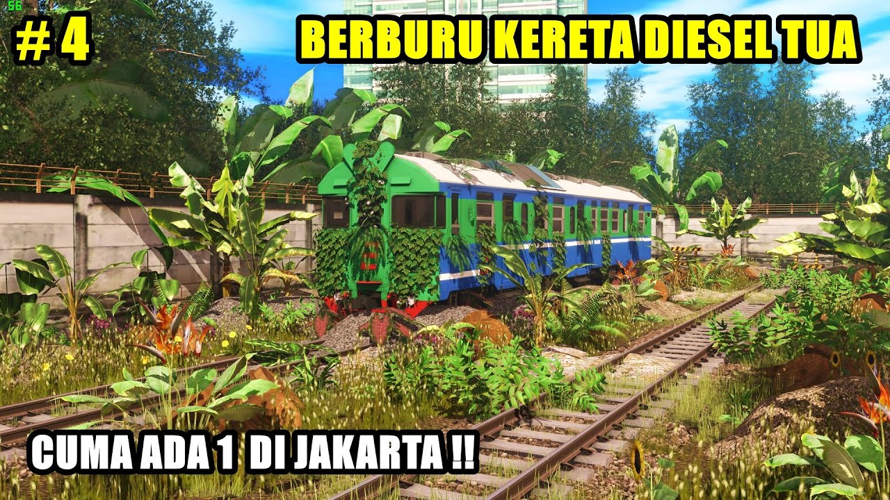 BERBURU KERETA DESEL TUA - HUNTING KERETA API PART-4