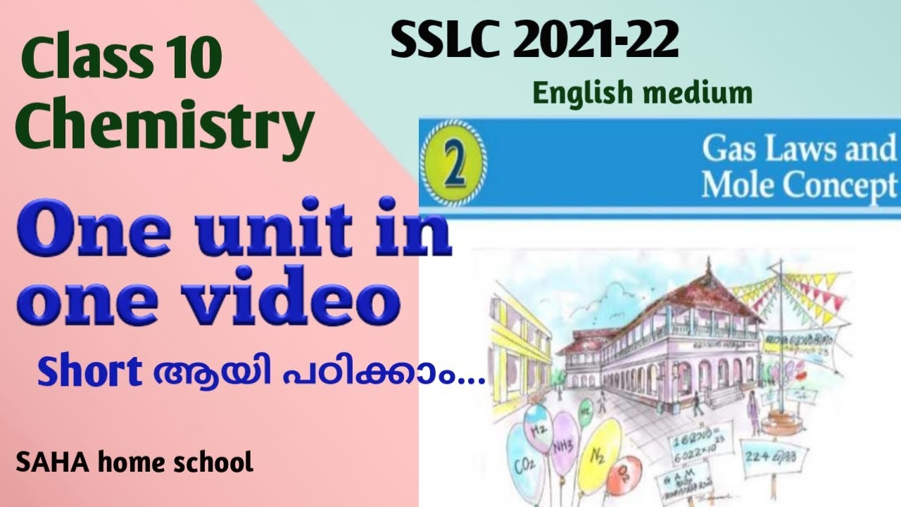 Class 10/Chemistry/Chapter2 in one video/Gas laws and mole concept/ English medium/2021-22