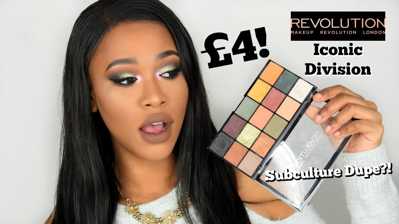 £4 SUBCULTURE DUPE? MAKEUP REVOLUTION ICONIC DIVISION PALETTE