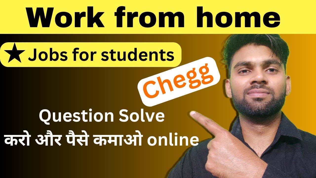 🛑Live | Chegg India earn money | Best part time for students | work from home jobs | Earn money