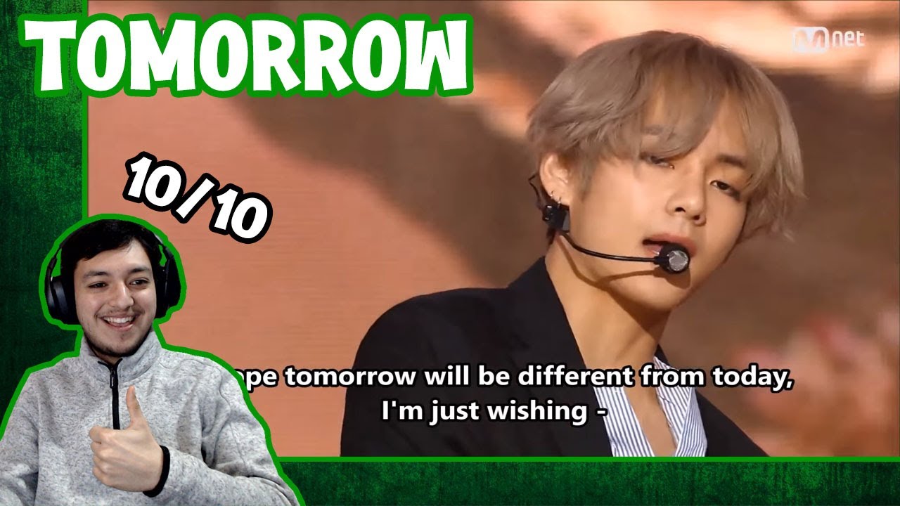 First time listening to BTS Tomorrow - Lyrics + Live Performance Reaction