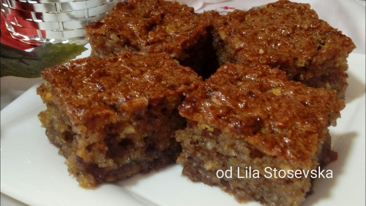 Posna torta so jabolko & Fasting cake with apple.