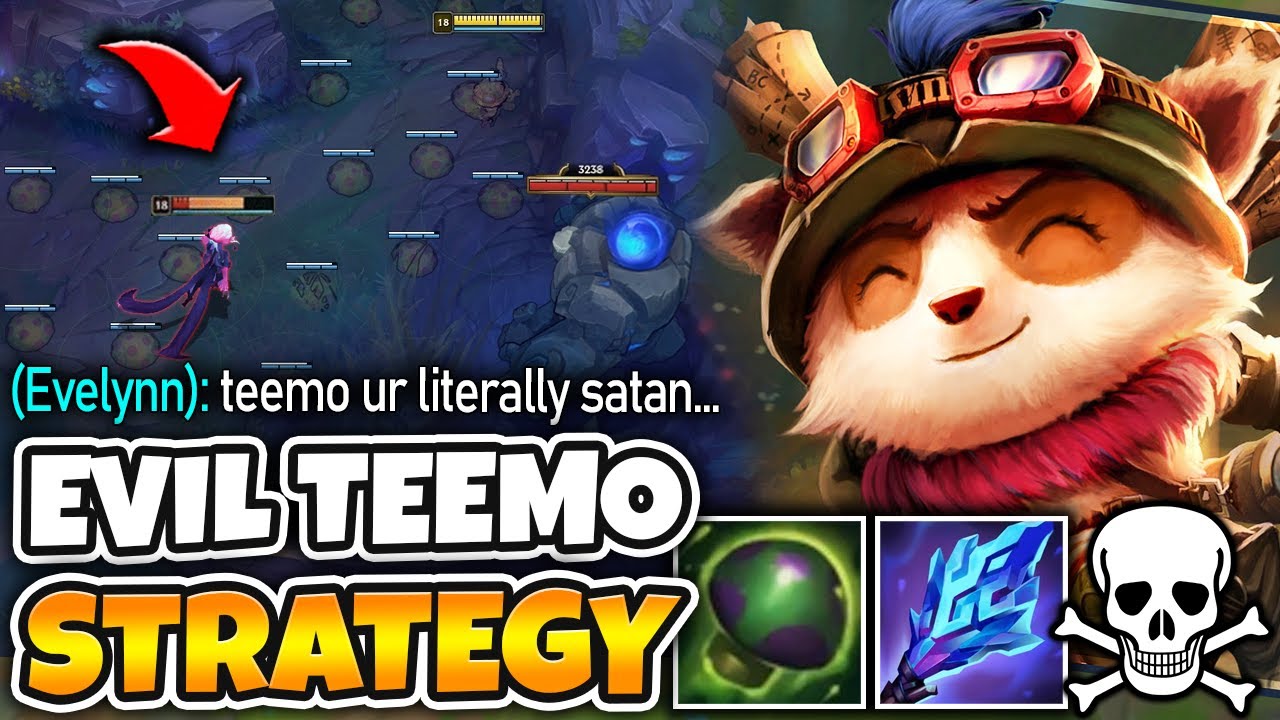 Teemo but I spend the whole game Shrooming the enemy Jungle (Evil Strategy)