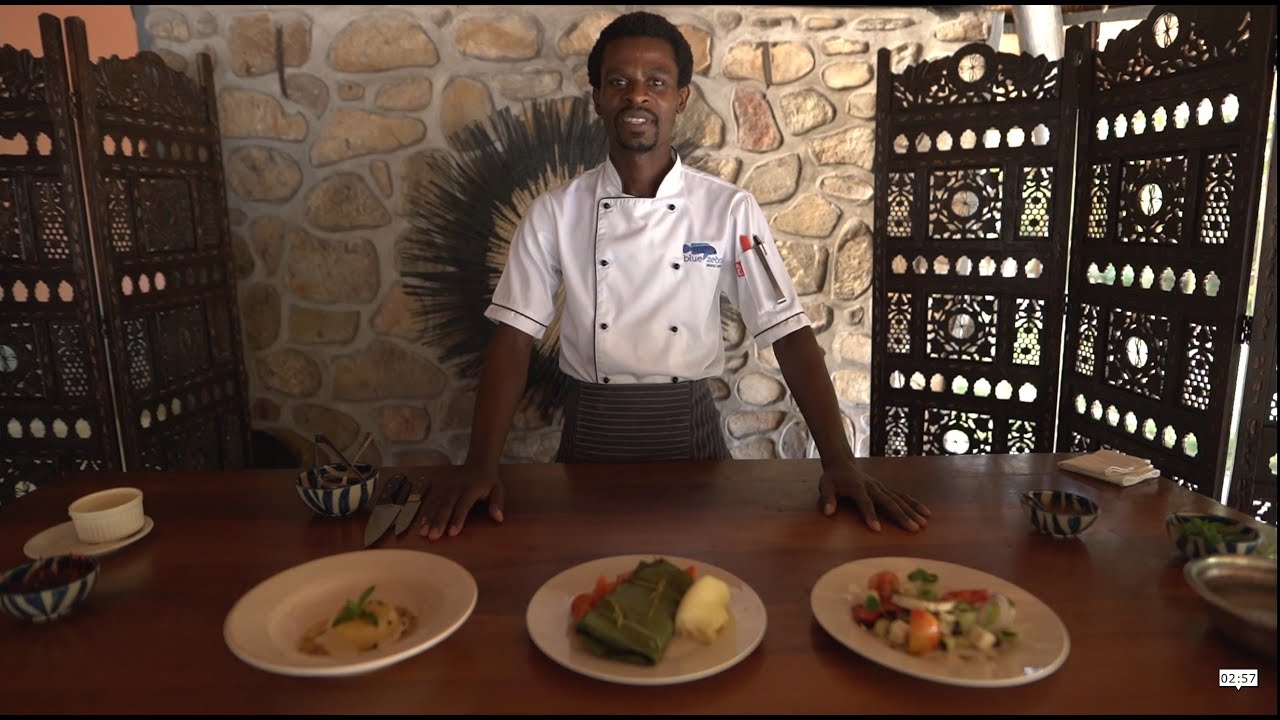 Dining at Blue Zebra Island Lodge. By Rogan Roams