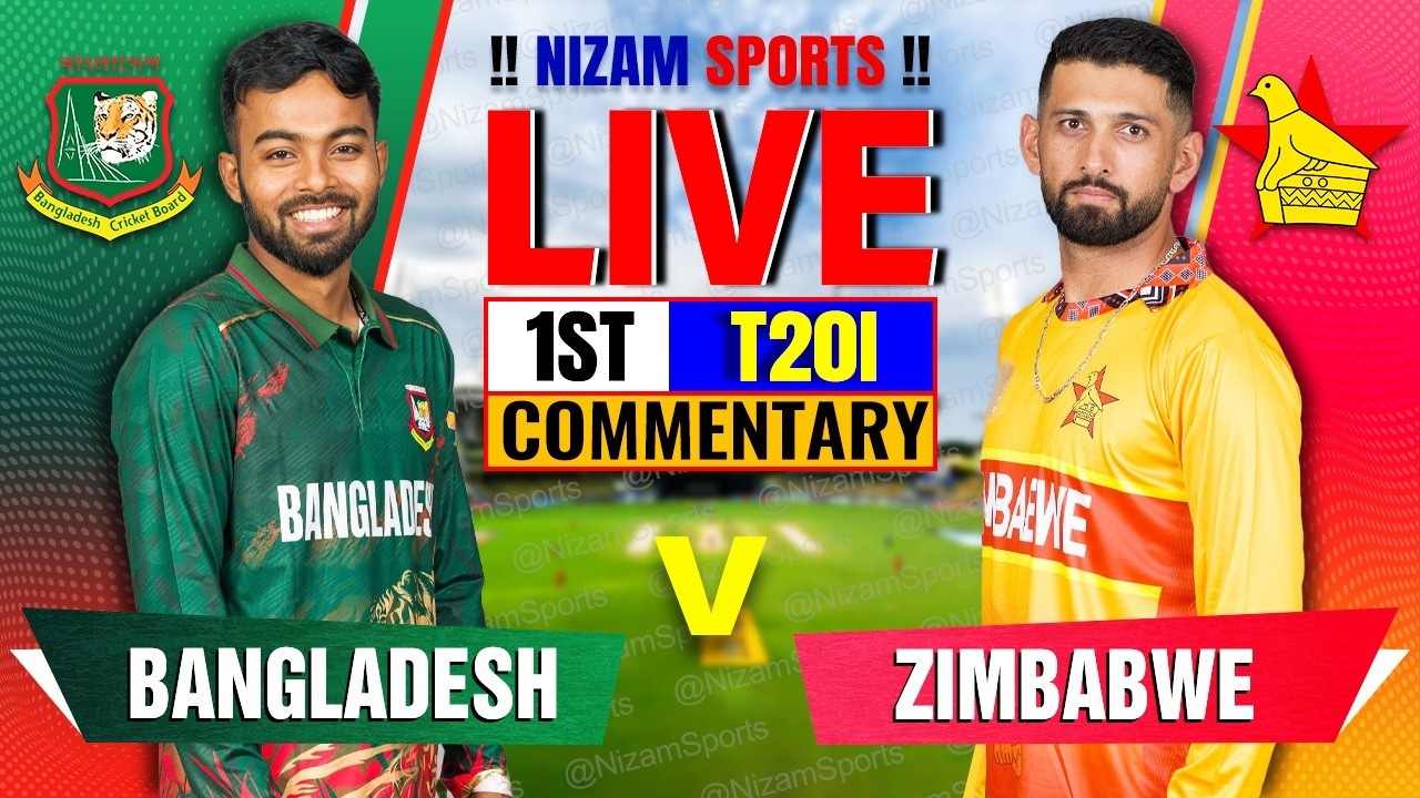 🔴Live: Bangladesh vs Zimbabwe | 1st T20I | Live Cricket Score & Commentary
