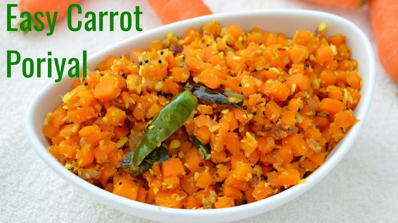 ஈஸியான கேரட் பொரியல் செய்வது எப்படி | Carrot Poriyal in Tamil | Tamil Food Corner