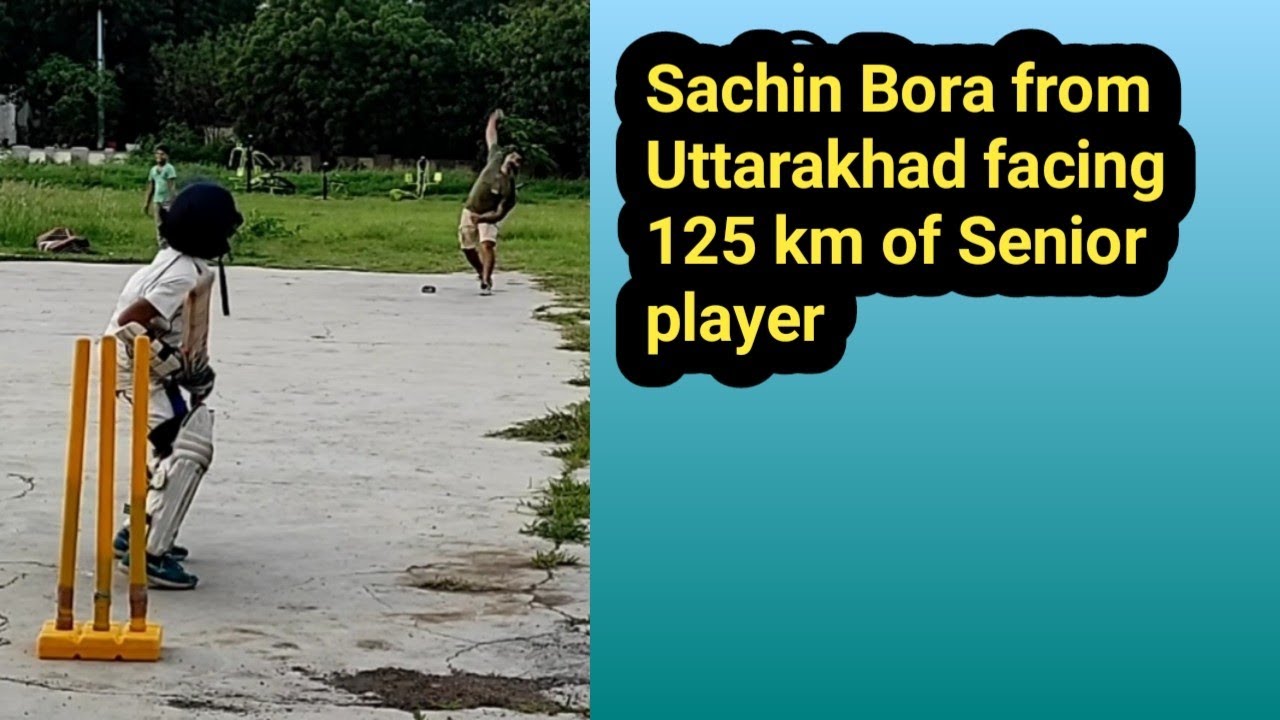 Sachin Bora 8 yrs old from Uttarakhad facing 125km speed of senior.
